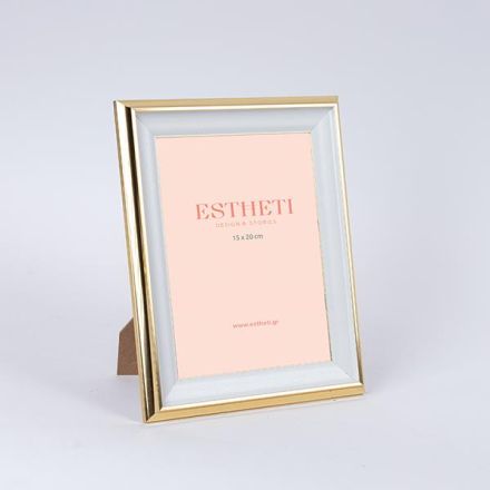 TABLE PHOTO FRAME (15x20) PLASTIC GOLD