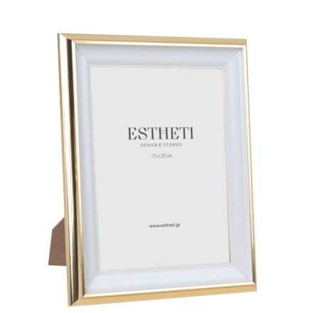 TABLE PHOTO FRAME (15x20) PLASTIC GOLD