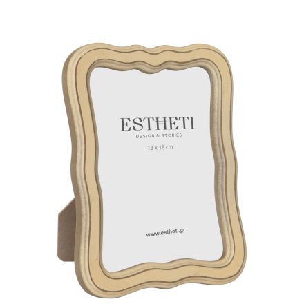 TABLE PHOTO FRAME (13x18) WOODEN ECRU 16x2x21cm