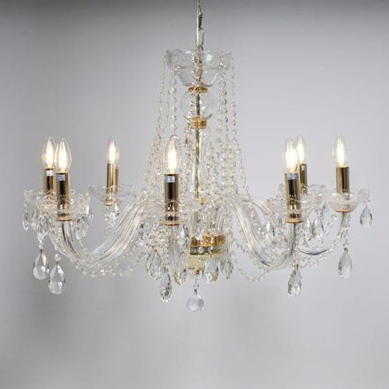ΠΟΛΥΕΛΑΙΟΣ 8ΦΩΤΟΣ ΜΕ ΚΡΥΣΤΑΛΛΑ ΧΡΥΣΟΣ 82x70cm
