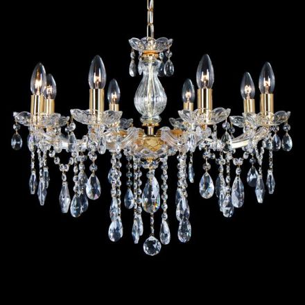 ΠΟΛΥΕΛΑΙΟΣ 8ΦΩΤΟΣ ΜΕ ΚΡΥΣΤΑΛΛΑ ΧΡΥΣΟΣ 63x56cm