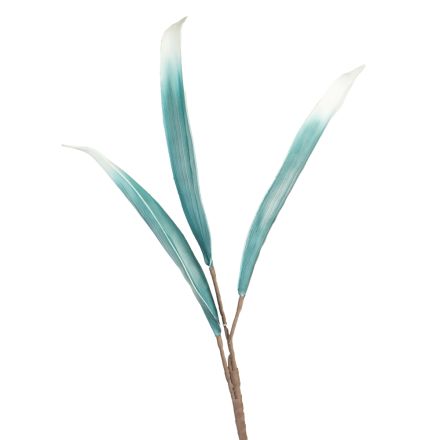 FLOWER/BRANCH FOAM BLUE-CREAM 80cm