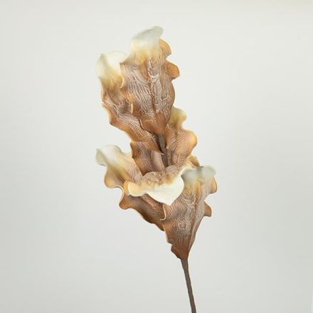 LEAVES/BRANCH FOAM BROWN-WHITE 92cm
