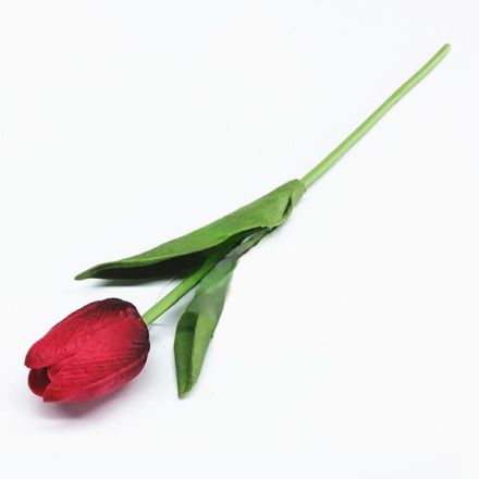 ΛΟΥΛΟΥΔΙ/ΚΛΑΔΙ ΤΟΥΛΙΠΑ PU ΚΟΚΚΙΝΗ 32cm