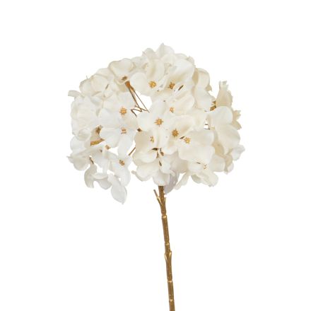 FLOWER HYDRANGEA GOLD- WHITE 45cm