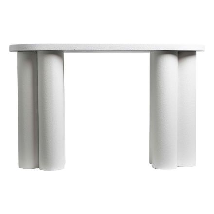 ΚΟΝΣΟΛΑ ΞΥΛΙΝΗ ΛΕΥΚΗ 120x40x75cm