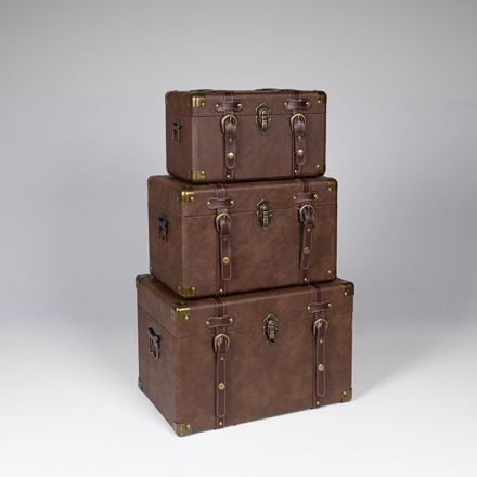 S/3 ΜΠΑΟΥΛΑ ΚΑΦΕ 46x30x30cm/ 40x25x25cm/ 34x20x20cm