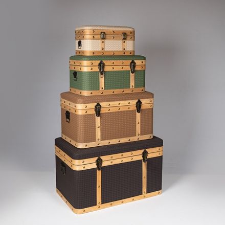 S/4 ΜΠΑΟΥΛΑ ΜΑΥΡΟ - ΚΑΦΕ -  ΠΡΑΣΙΝΟ - ΕΚΡΟΥ 69x43x41cm / 59x36x33cm / 49x28x25cm / 39x22x19cm