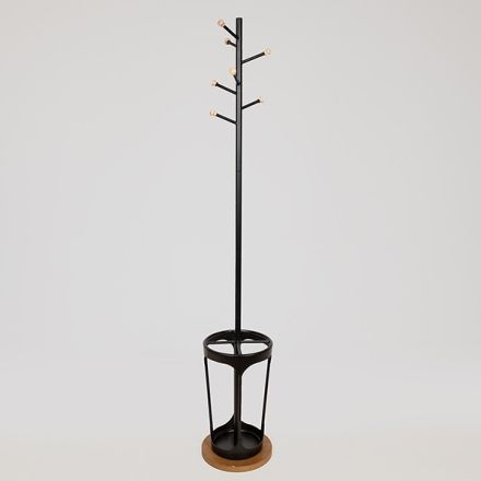 ΚΑΛΟΓΕΡΟΣ ΜΕΤΑΛΛΙΚΟ ΜΑΥΡΟ 30.5x30.5x197cm