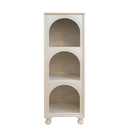 SHELF WHITE 40x34x121cm