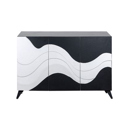 ΝΤΟΥΛΑΠΙ ΞΥΛΙΝΟ ΛΕΥΚΟ - ΜΑΥΡΟ 120x31x81cm