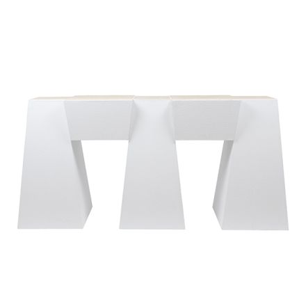 ΤΡΑΠΕΖΙ ΣΑΛΟΝΙΟΥ ΞΥΛΙΝΟ ΛΕΥΚΟ 140x45x78cm