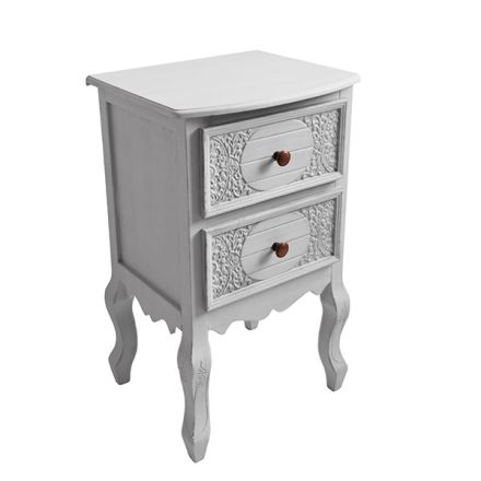 ΚΟΜΟΔΙΝΟ ΞΥΛΙΝΟ ΜΠΕΖ 40.5x35x66.5cm