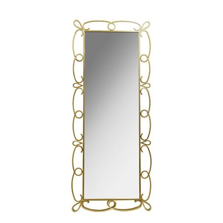 FLOOR MIRROR METAL GOLD  70x46x170cm