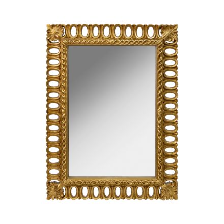 MIRROR PU GOLD 75x4x112cm