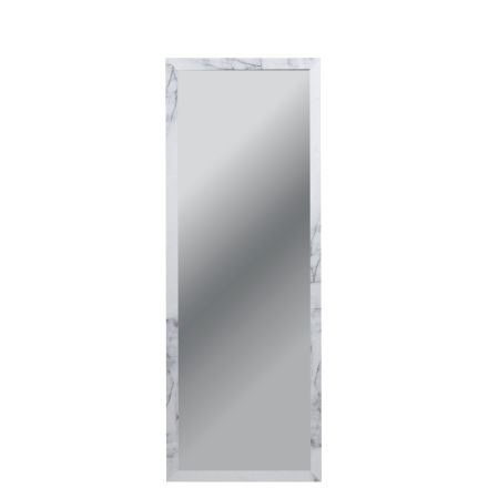 WALL MIRROR PLASTIC WHITE 30x90cm