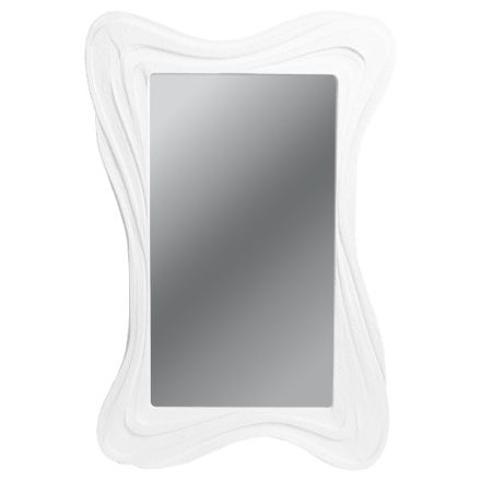 MIRROR WOODEN WHITE 60x3x89.5cm