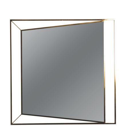 ΚΑΘΡΕΦΤΗΣ ΜΕΤΑΛΛΙΚΟΣ ΧΡΥΣΟΣ 90x2x90cm