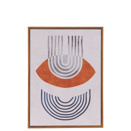 ΠΙΝΑΚΑΣ ΚΑΜΒΑΣ ΣΧΕΔΙΑ ΜΠΕΖ - ΛΕΥΚΟΣ - ΜΠΛΕ 30x40cm