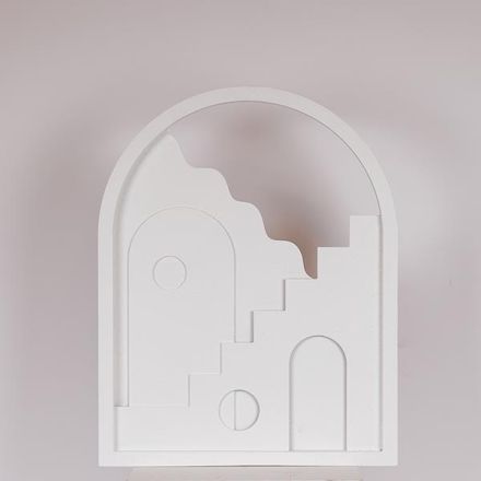 ΔΙΑΚΟΣΜΗΤΙΚΟ ΤΟΙΧΟΥ ΞΥΛΙΝΟ ΣΠΙΤΙ ΛΕΥΚΟ 40x2.5x50.8cm