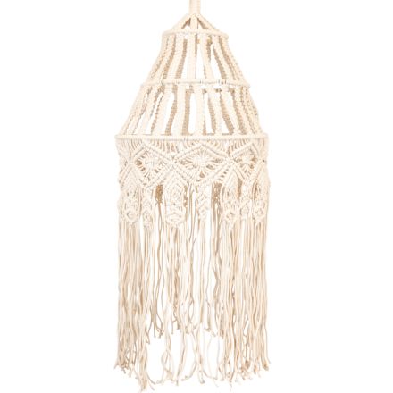 PENDANT LAMP MACRAME BEIGE 35x100cm