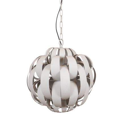 PENDANT LAMP METAL WHITE 50x50x53cm