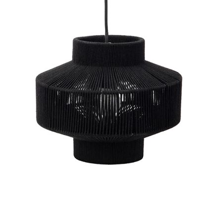 ΦΩΤΙΣΤΙΚΟ ΟΡΟΦΗΣ ΜΕΤΑΛΛΙΚΟ - ΒΑΜΒΑΚΕΡΟ ΣΧΟΙΝΙ ΜΑΥΡΟ 25.5x25.5x21.5cm