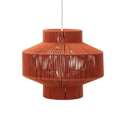 ΦΩΤΙΣΤΙΚΟ ΟΡΟΦΗΣ ΜΕΤΑΛΛΙΚΟ - ΒΑΜΒΑΚΕΡΟ ΣΧΟΙΝΙ ΤΕΡΑΚΟΤΑ 25.5x25.5x21.5cm