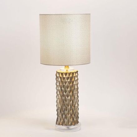 ΕΠΙΤΡΑΠΕΖΙΟ ΦΩΤΙΣΤΙΚΟ ΠΟΛΥΡΕΖΙΝ ΑΣΠΡΟ-ΧΡΥΣΟ 23x50cm