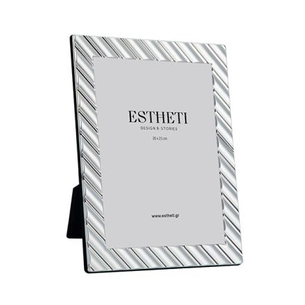 ΚΟΡΝΙΖΑ (20x25) ΜΕΤΑΛΛΙΚΗ MAT ΑΣΗΜΙ