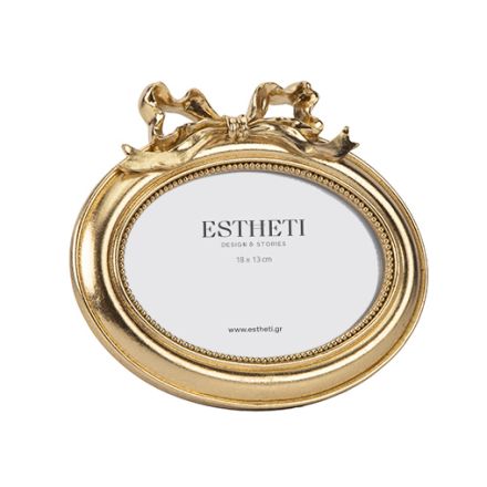 ΚΟΡΝΙΖΑ (18x13) ΤΟΙΧΟΥ ΜΕ ΦΙΟΓΚΟ ΠΟΛΥΡΕΖΙΝ ΧΡΥΣΗ 21.4x2x18.9cm