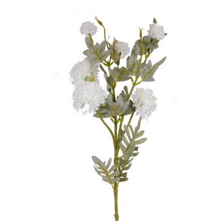 ΛΟΥΛΟΥΔΙ/ΚΛΑΔΙ ΧΡΥΣΑΝΘΕΜΟ ΜΠΑΛΑ ΛΕΥΚΟ 77cm