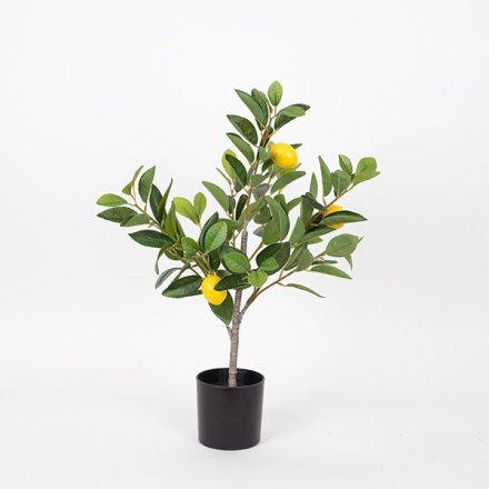 ARTIFICIAL LEMON TREE WITH PLASTIC POT FABRIC-PLASTIC-IRON 60cm