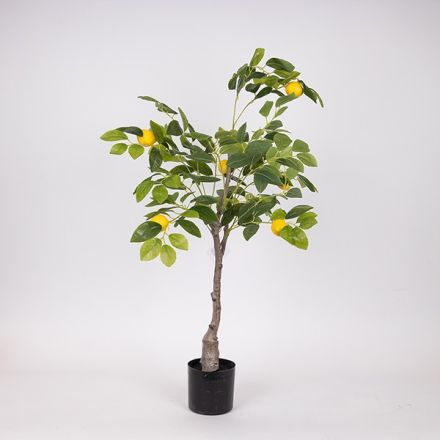 ARTIFICIAL LEMON TREE WITH PLASTIC POT FABRIC-PLASTIC-IRON 90cm