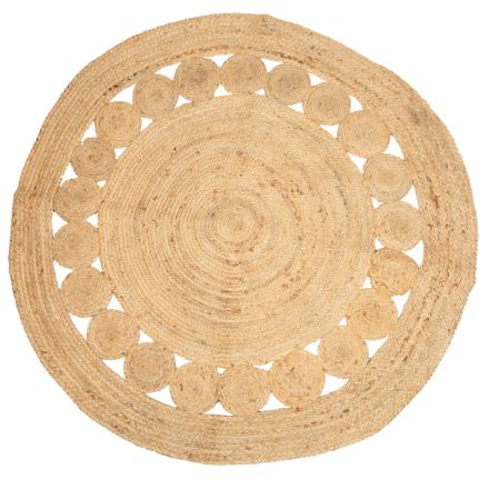 RUG JUTE NATURAL D120cm