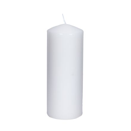 CANDLE WHITE 7x18cm