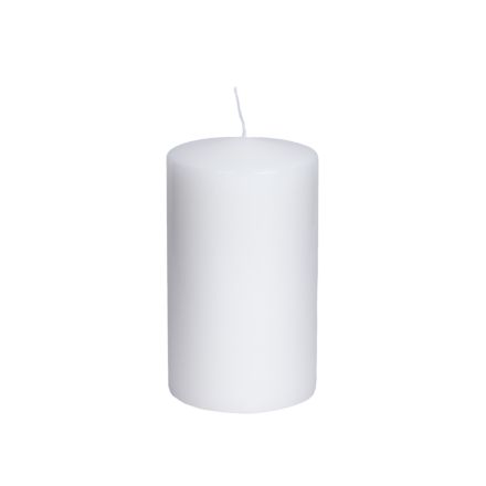 CANDLE WHITE 8x14cm