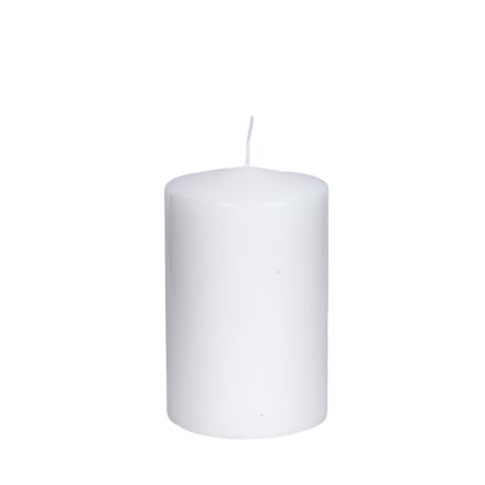 CANDLE WHITE 9x14cm