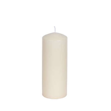 CANDLE ECRU 7x18cm