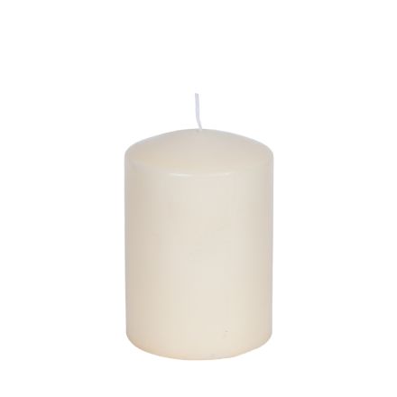 CANDLE ECRU 10x14cm