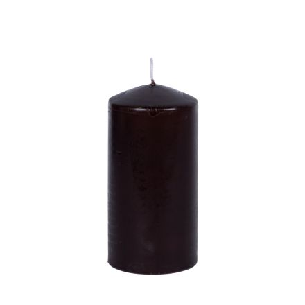 CANDLE BROWN 7x14cm
