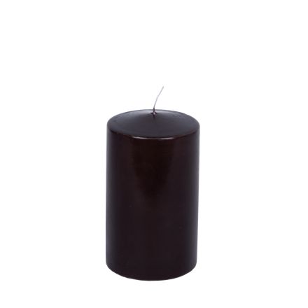 BROWN CANDLE WITH COFFEE SCENT 8x14cm