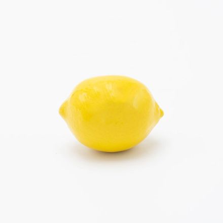 DECORATIVE LEMON CERAMIC YELLOW 8.5x6x5cm