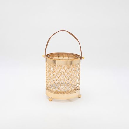 ΦΑΝΑΡΙ ΜΕΤΑΛΛΙΚΟ ΧΡΥΣΟ 14x17cm