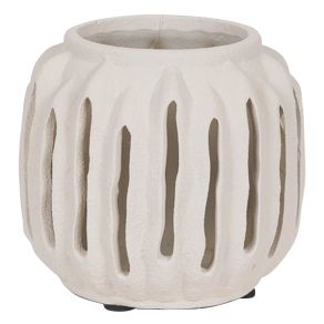 LANTERN CERAMIC BROWN 15.5x15.5x14cm
