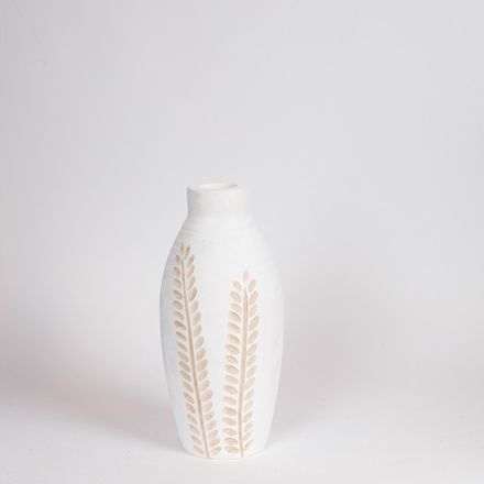 ΒΑΖΟ ΞΥΛΟ ΛΕΥΚΟ-ΦΥΣΙΚΟ 13x13x30cm