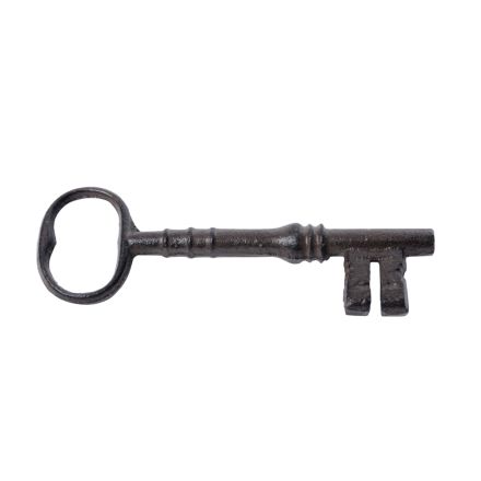 DECORATIVE KEYS CAST IRON BROWN 7x2x21cm