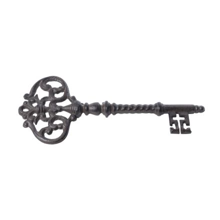 DECORATIVE KEYS, CAST IRON, BROWN, 29x2x9cm