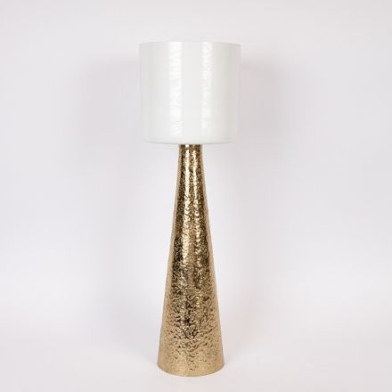 POT METALLIC GOLD - WHITE 22x15x73cm