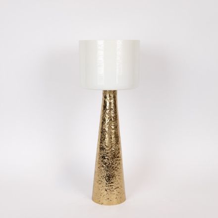 POT METALLIC GOLD - WHITE 22x13x59cm